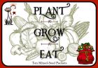 10 Seed Pkts - (Xmas) Gift Box Collection, 'Plant, Grow, Eat' (Veg Garden Essentials)